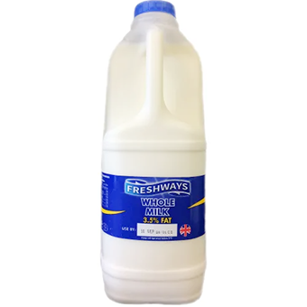 Freshways Whole Milk-1x3L02